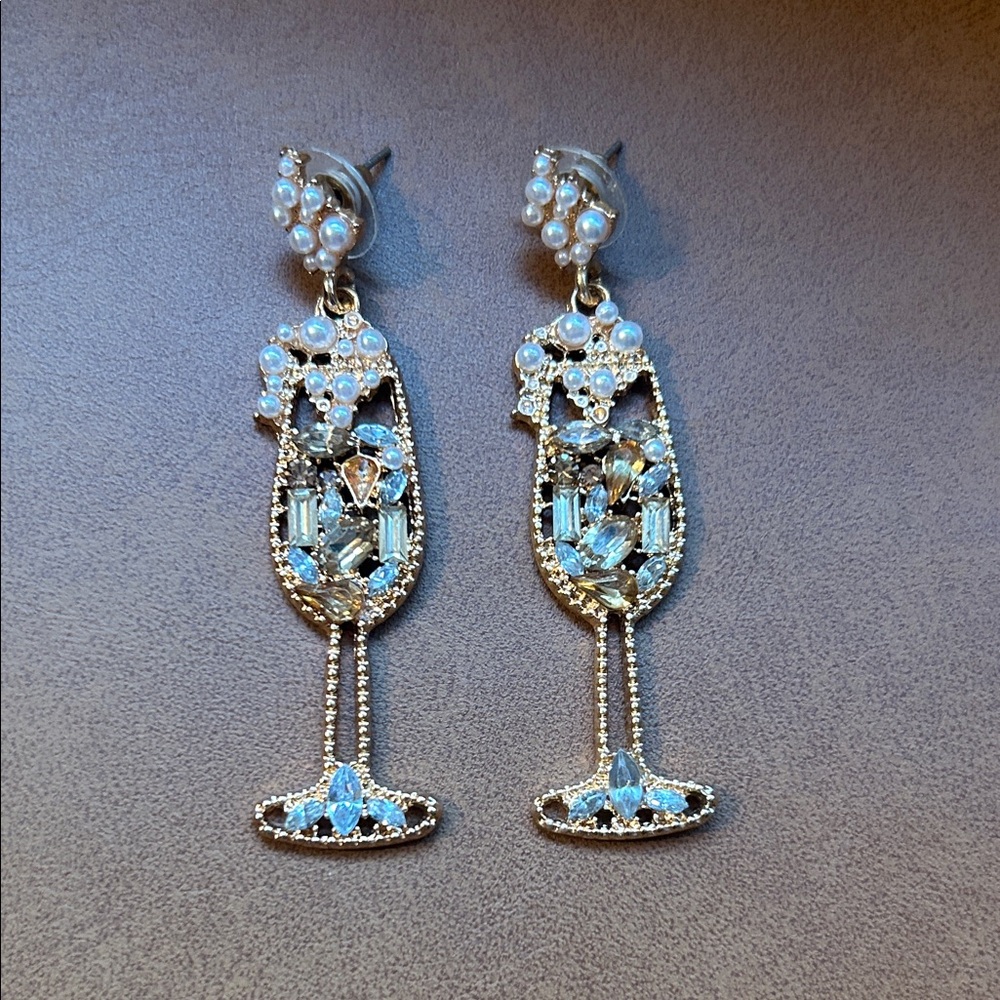 Baublebar Champagne Flute Earrings